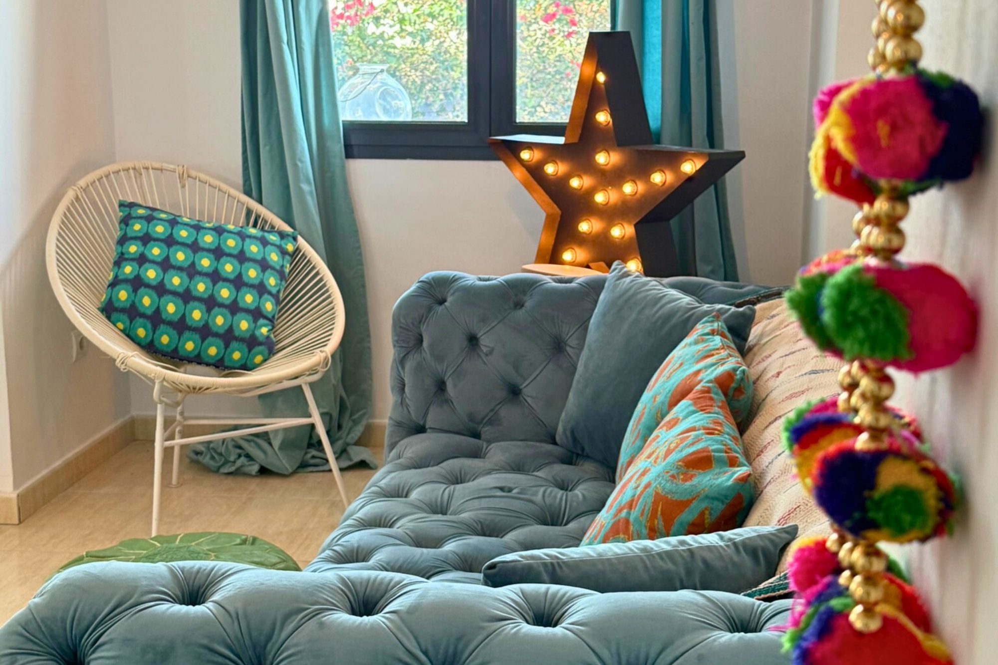 Resa Estates Ibiza Cala Tarida first line 3 bedrooms living sofa.jpg